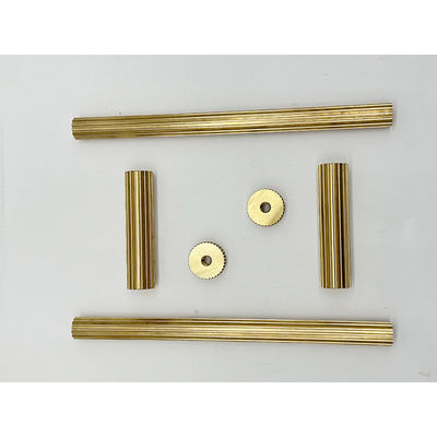 Parti di tornitura CNC di precisione in ottone Automotive Aerospace Medical
