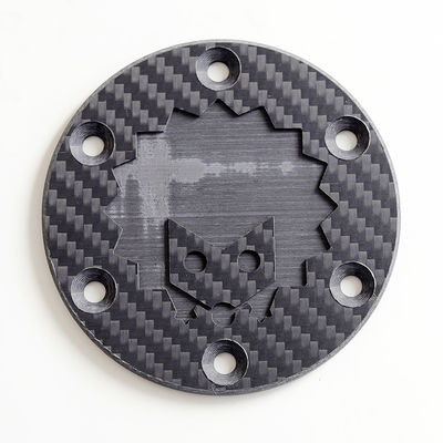 Fibra di carbonio per fresatura CNC personalizzata Tolleranza 0,05 mm