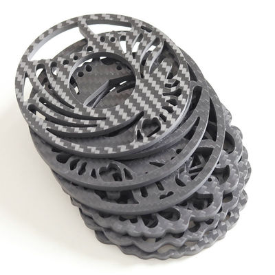 Fibra di carbonio per fresatura CNC personalizzata Tolleranza 0,05 mm